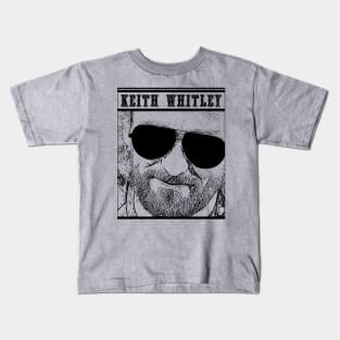 Keith Whitley // Black Retro Kids T-Shirt